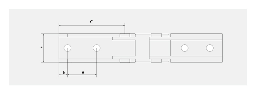 7系列微小型拖鏈接頭尺寸圖 7系列微小型拖鏈接頭尺寸圖