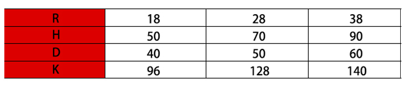 10系列微小型拖鏈參數表2