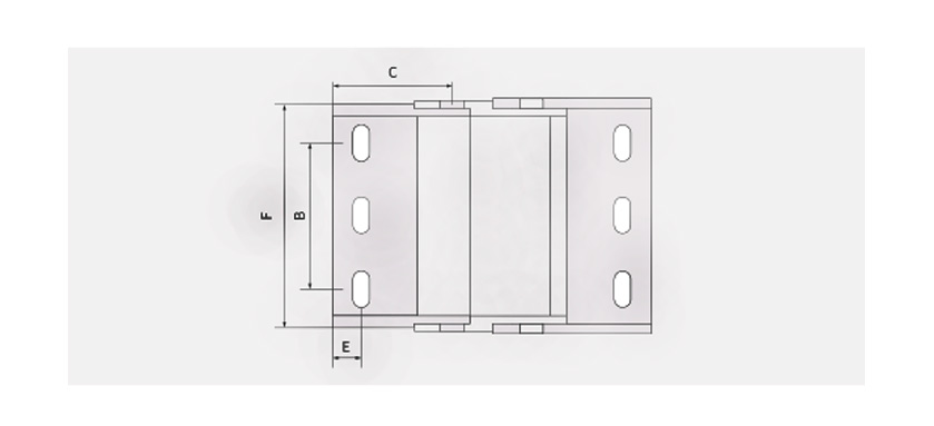 25全黑拖鏈拖鏈接頭尺寸圖 25全黑拖鏈拖鏈接頭尺寸圖